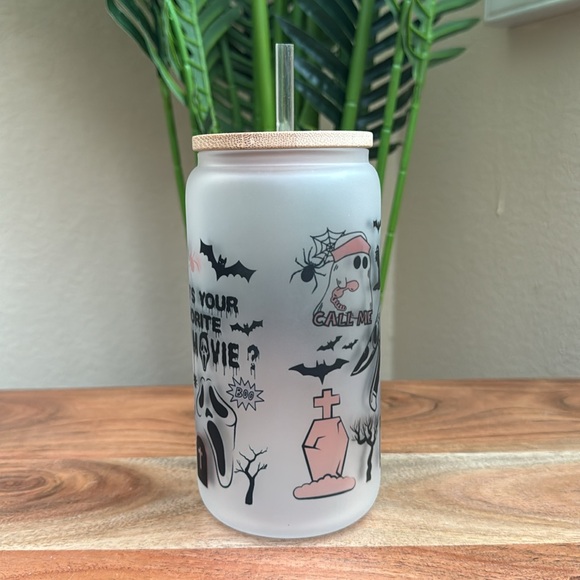 🆕 Spooky Halloween Can Glass Cup ‼️ FINAL PRICE ‼️ - Picture 3 of 7